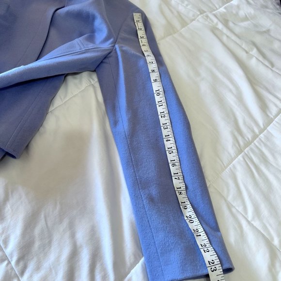 Ann Taylor Loft virgin wool,blazer periwinkle women's sz 4, light blue - Picture 12 of 16